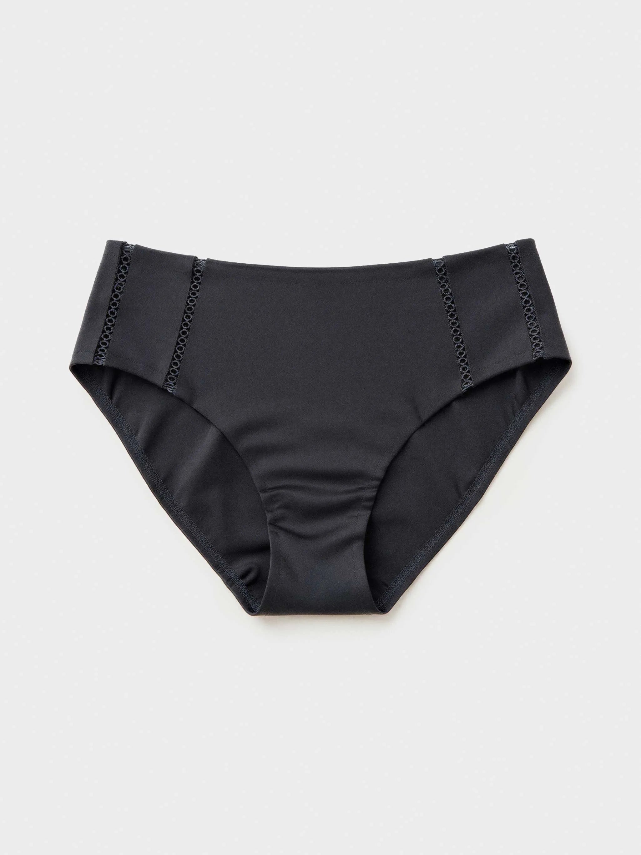 GISELA | BAÑADORES | MUJER | BRAGA BIKINI ALTA NEGRO | NEGRO