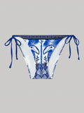 GISELA | BAÑADORES | MUJER | BRAGUITA TIRA ESTAMPADO | AZUL