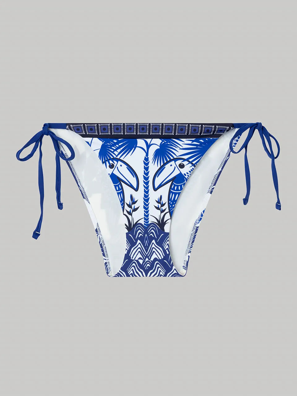 GISELA | BAÑADORES | MUJER | BRAGUITA TIRA ESTAMPADO | AZUL