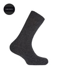 PUNTO BLANCO Lambswool: أسود جوارب للرجال