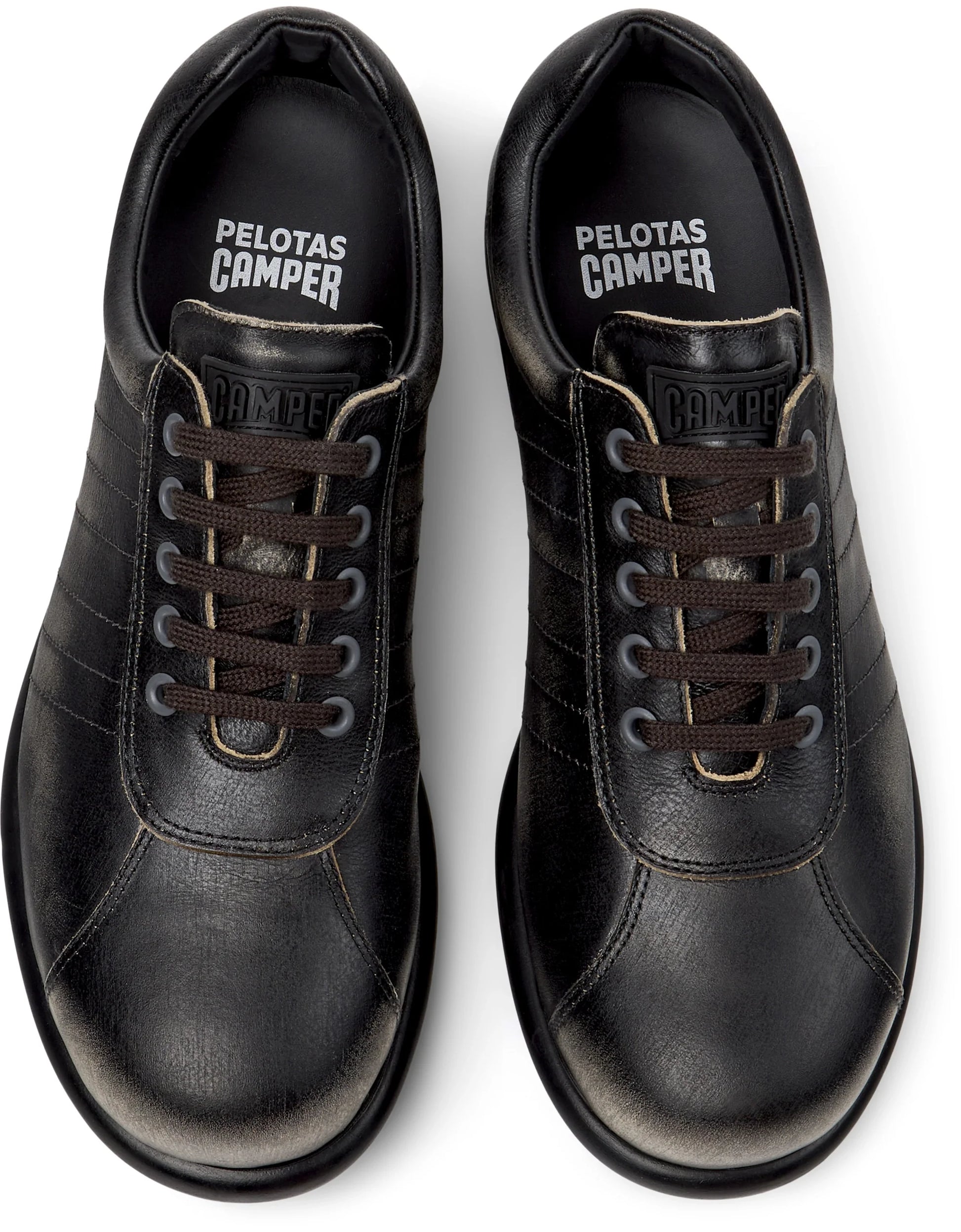 Zapatos Casual Para Hombre De La Marca Camper Modelo Pelotas Ariel Soweto Brush Meteor-Hely/Ari.Negro(Lft) Multicolor