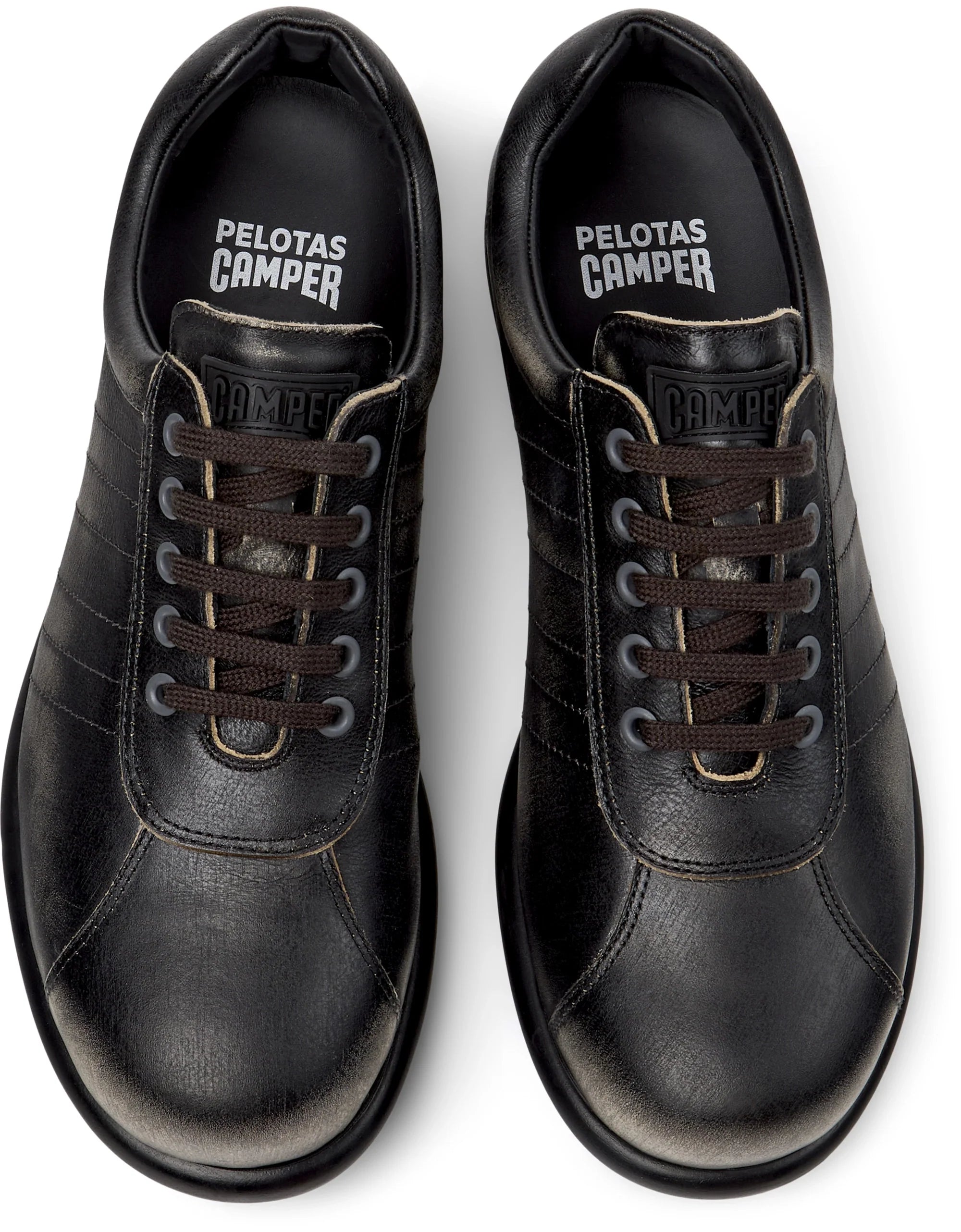 Zapatos Casual Para Hombre De La Marca Camper Modelo Pelotas Ariel Soweto Brush Meteor-Hely/Ari.Negro(Lft) Multicolor