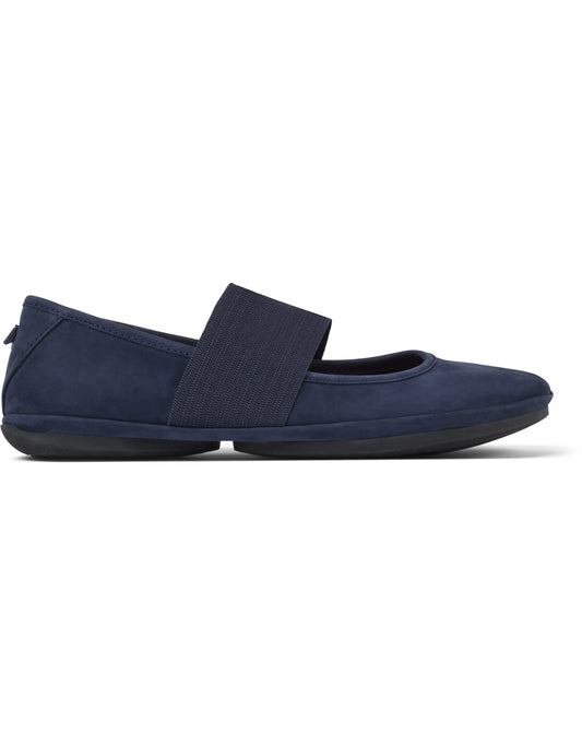 Bailarinas Para Mujer De La Marca Camper Modelo Right Nina Lara Hypnos (Hypnos)/Isla Ry Negro De Color Azul