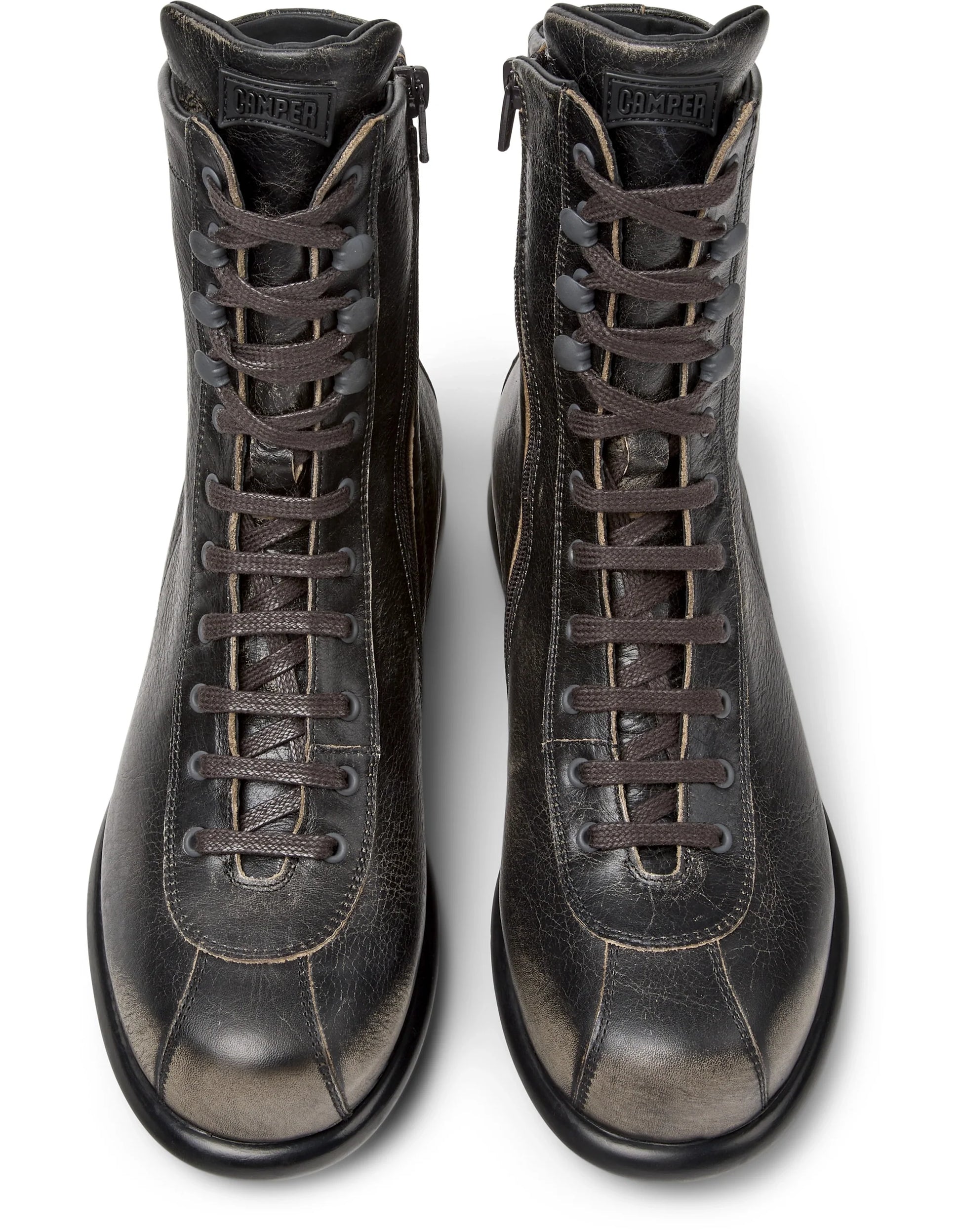 Botas Para Mujer De La Marca Camper Modelo Pelotas Ariel Soweto Brush Meteor-Hely/Ari.Negro(Lft) Multicolor