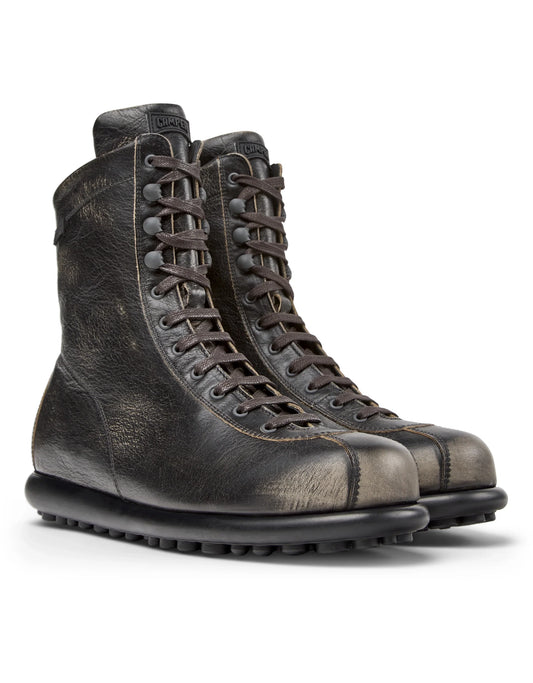 Botas Para Mujer De La Marca Camper Modelo Pelotas Ariel Soweto Brush Meteor-Hely/Ari.Negro(Lft) Multicolor