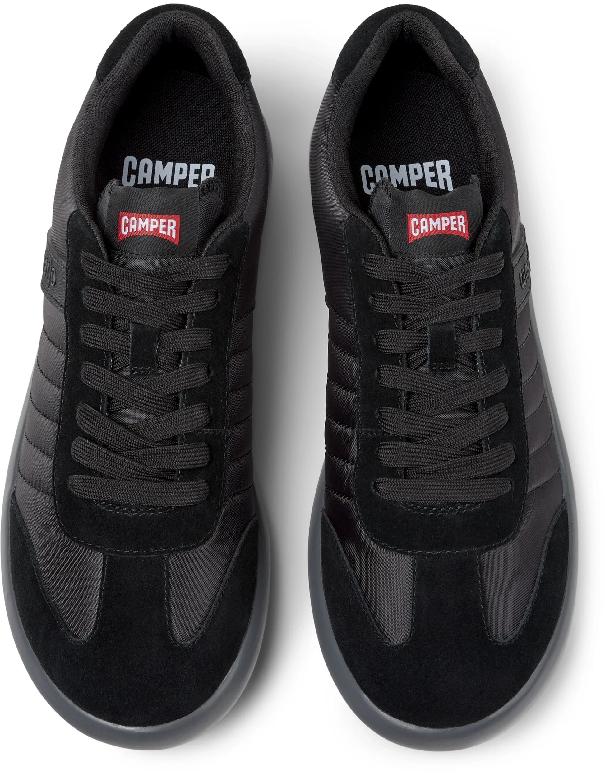 Sneakers Para Hombre De La Marca Camper Modelo Pelotas Xlf Rug Negro,Apolo Negro/Fiesta Concrete De Color Negro