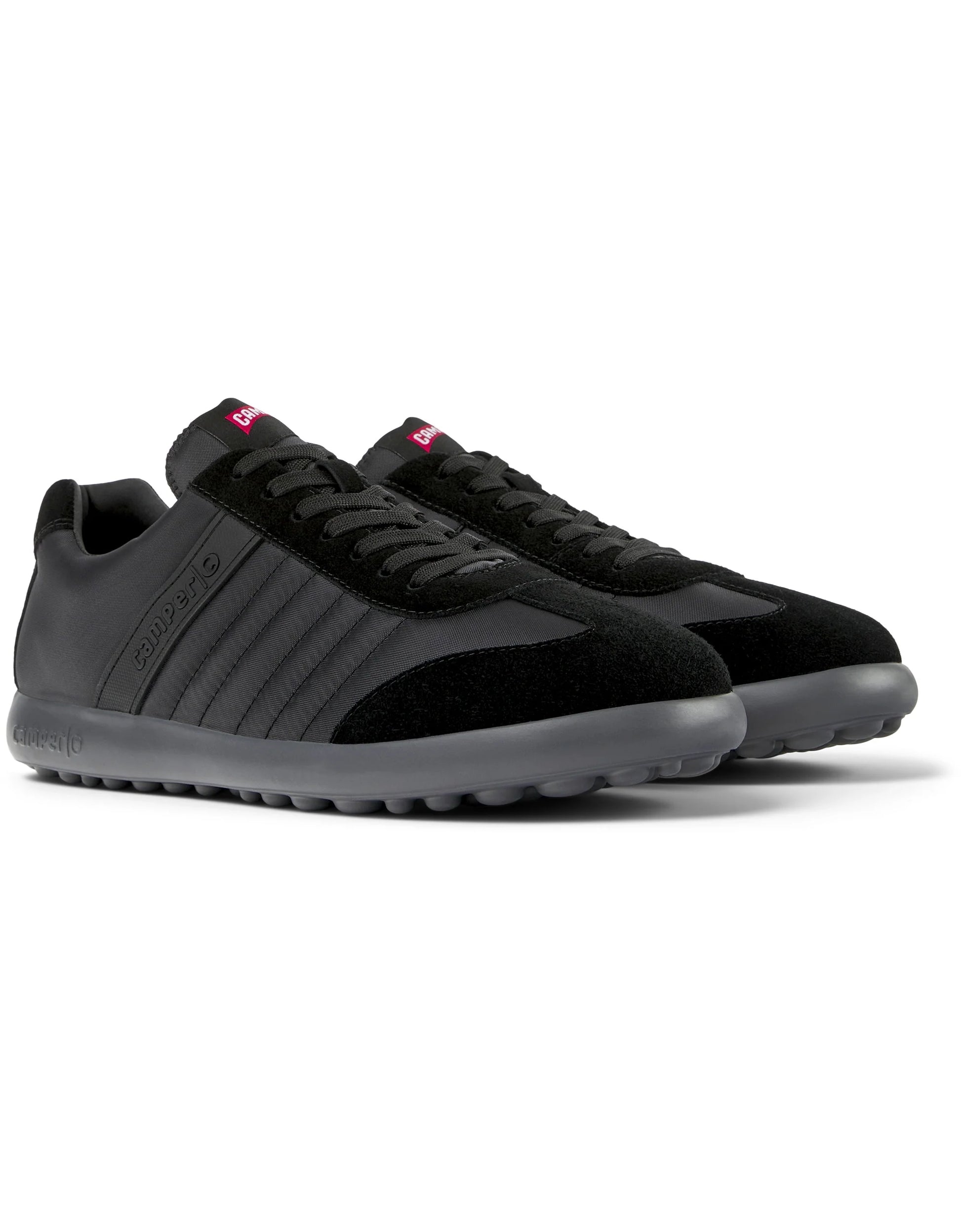 Sneakers Para Hombre De La Marca Camper Modelo Pelotas Xlf Rug Negro,Apolo Negro/Fiesta Concrete De Color Negro