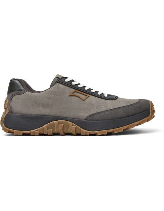 Sneakers Para Hombre De La Marca Camper Modelo Drift Trail Rug Meteor,Cam.Somera/Dtrail Negro-Miel De Color Gris