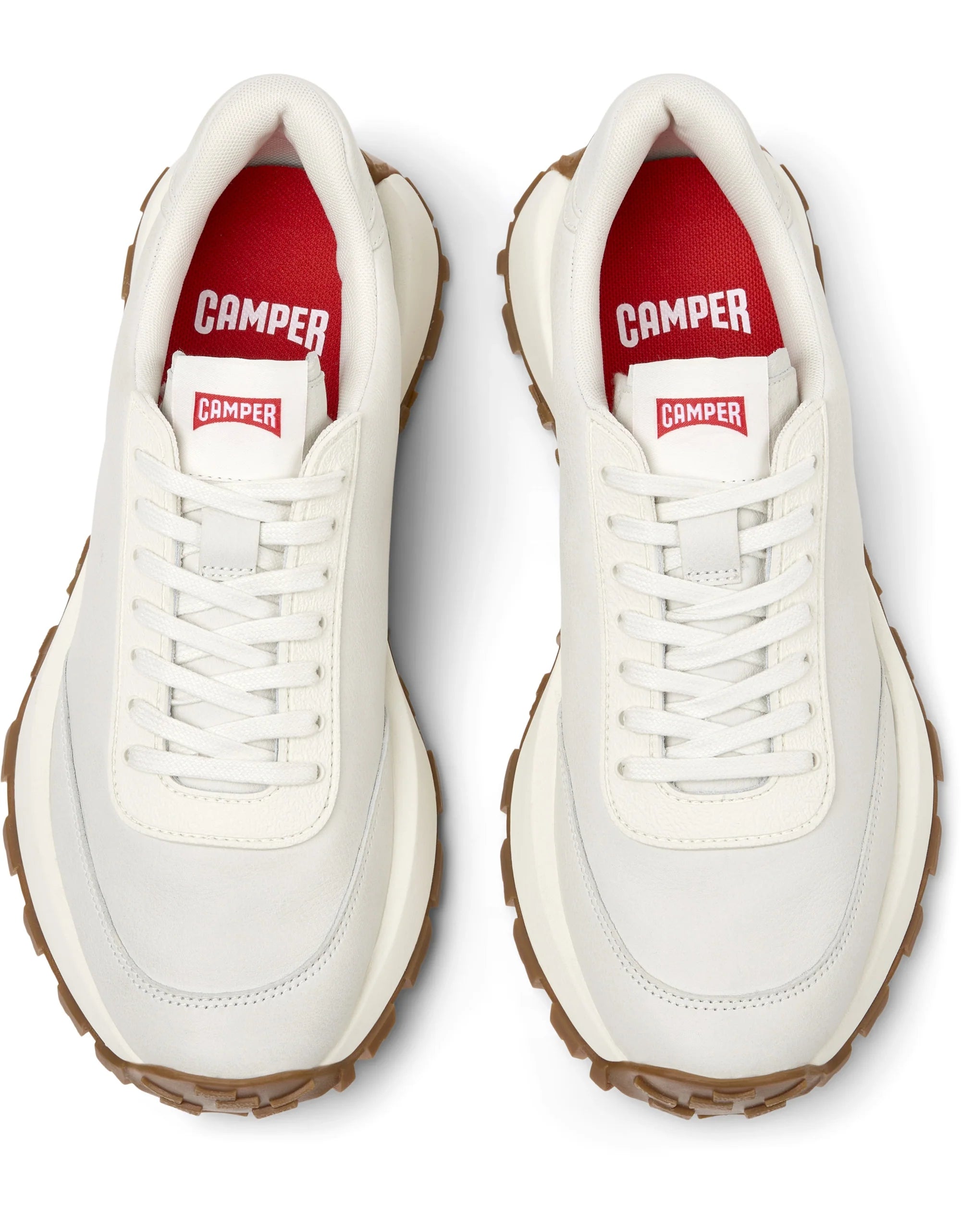 Sneakers Para Hombre De La Marca Camper Modelo Drift Trail Ozette Houston/Dtrail Houston-Miel De Color Blanco