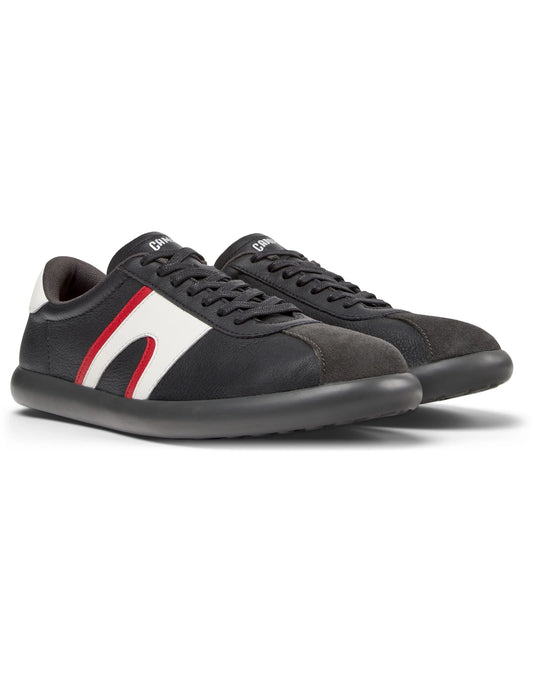 Sneakers Para Hombre De La Marca Camper Modelo Pelotas Soller Rug Meteor,Sella Negro/Psoller Meteor De Color Negro