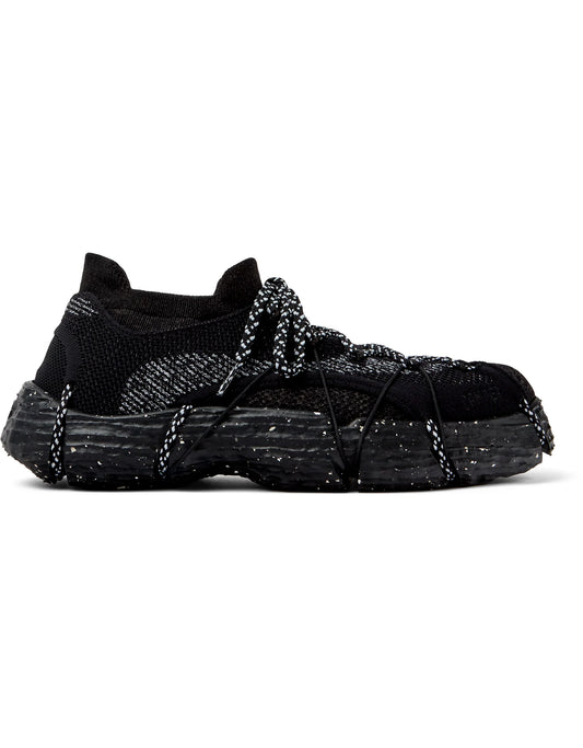 Sneakers Para Hombre De La Marca Camper Modelo Roku Knitted Negro-Magnet/Roku Ry Nero Multicolor