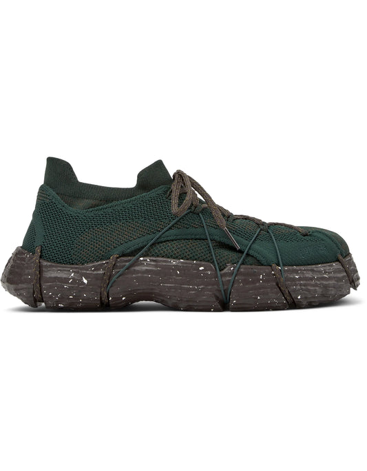 Sneakers Para Hombre De La Marca Camper Modelo Roku Knitted Ufo-Arume/Roku Marrone De Color Verde