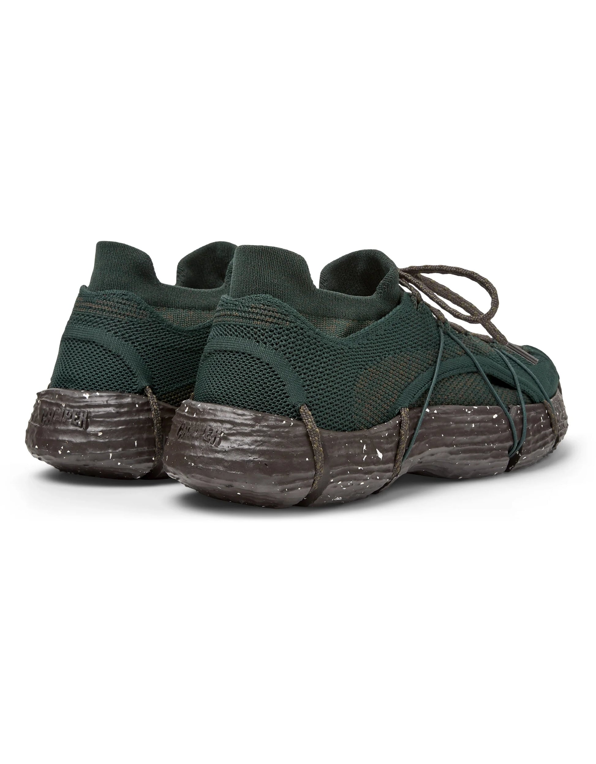 Sneakers Para Hombre De La Marca Camper Modelo Roku Knitted Ufo-Arume/Roku Marrone De Color Verde