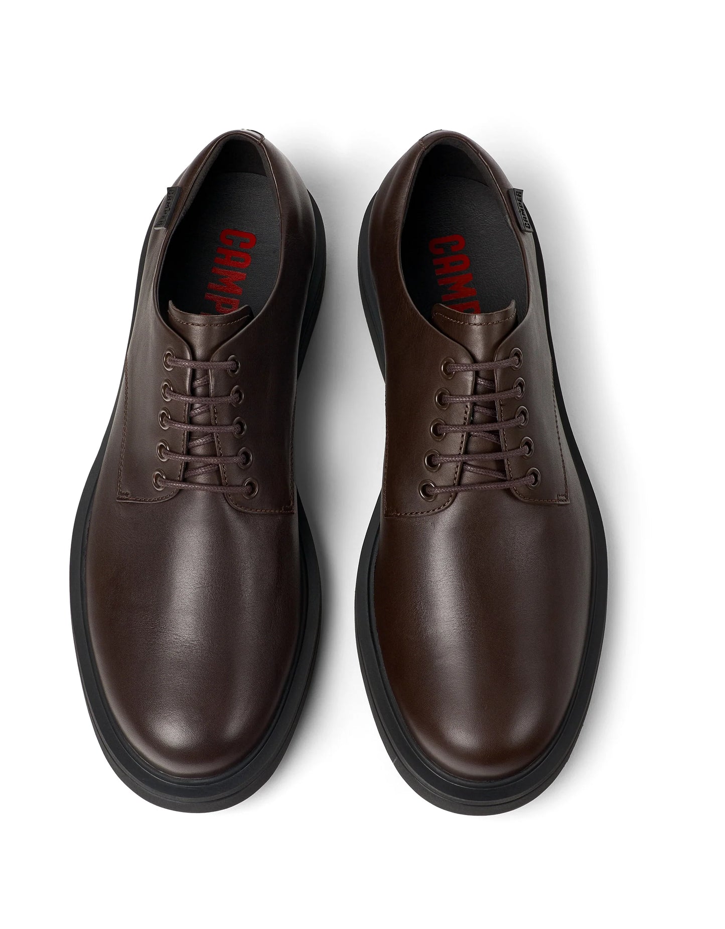 Zapatos Casual Para Hombre De La Marca Camper Modelo Norman Domaine Umber/Norman Negro De Color Marrón