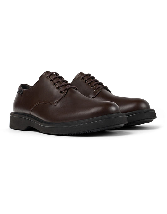 Zapatos Casual Para Hombre De La Marca Camper Modelo Norman Domaine Umber/Norman Negro De Color Marrón