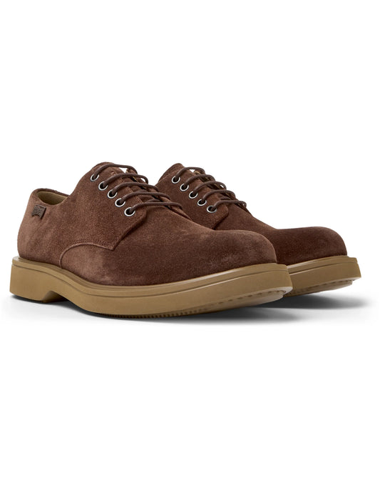 Zapatos Casual Para Hombre De La Marca Camper Modelo Norman Pello Cola/Norman Area De Color Marrón