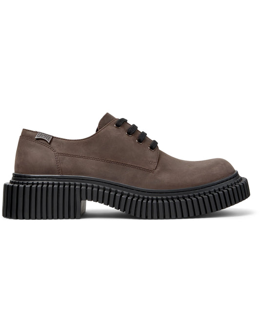 Zapatos Casual Para Hombre De La Marca Camper Modelo Pix Berlin Crazyhorse Umber/Pix Berlin Negro De Color Marrón