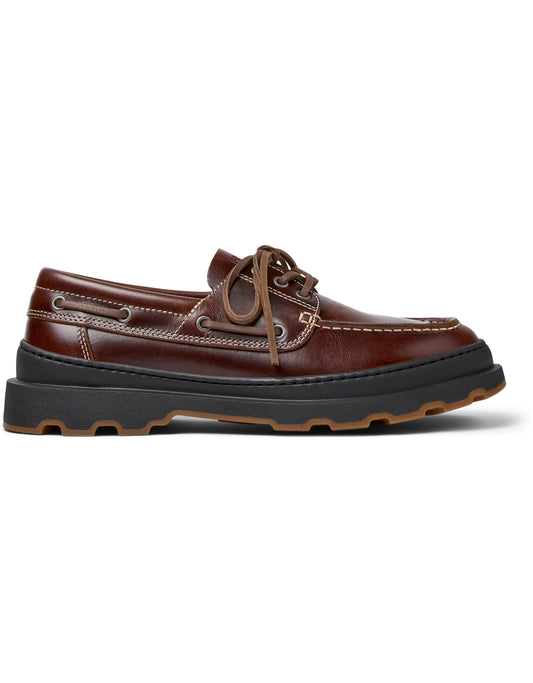 Mocasines Para Hombre De La Marca Camper Modelo Brutus+ Dakota Cuba/Brutus+ Negro-Miel De Color Marrón
