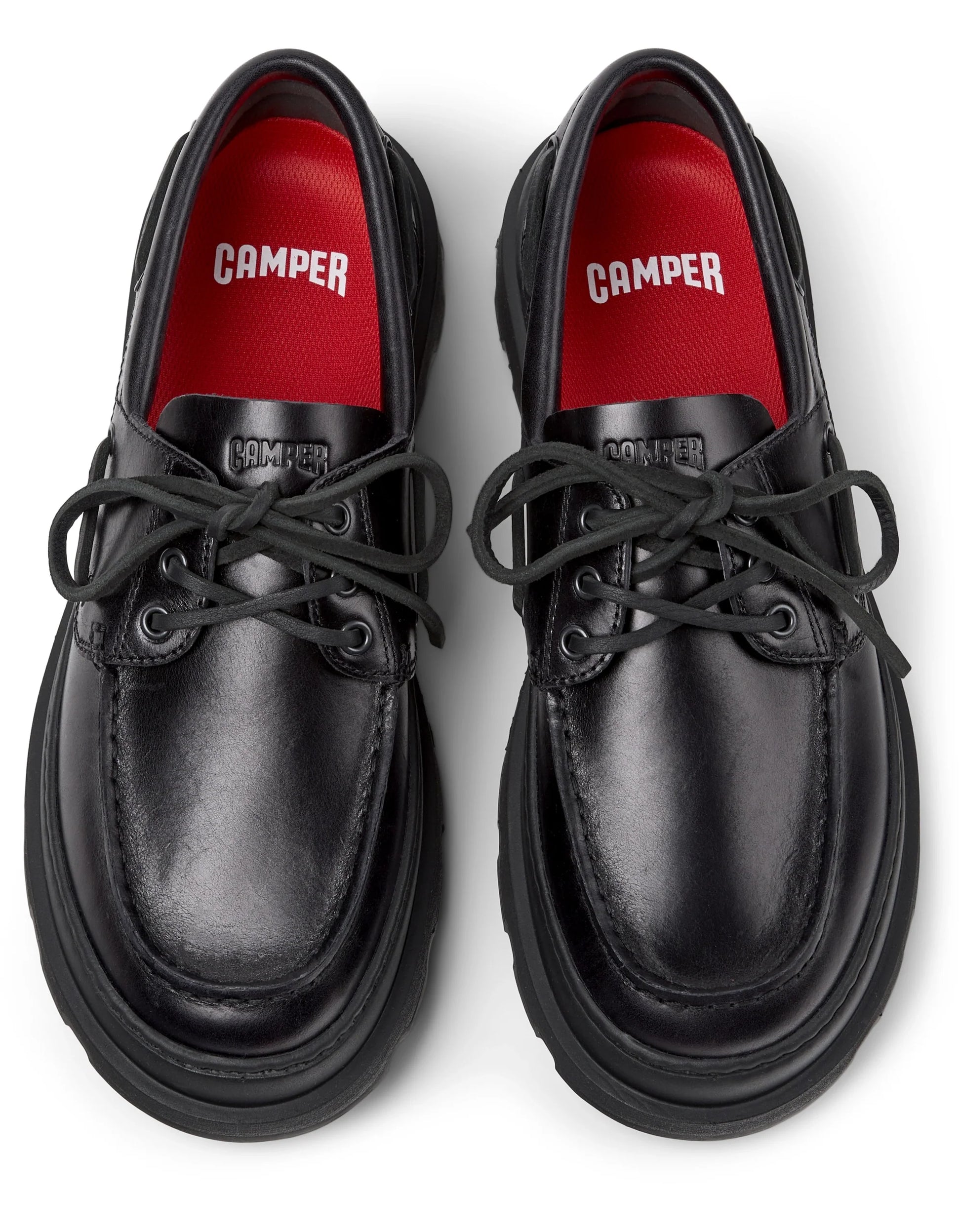 Mocasines Para Hombre De La Marca Camper Modelo Brutus+ Dakota Negro/Brutus+ Negro De Color Negro