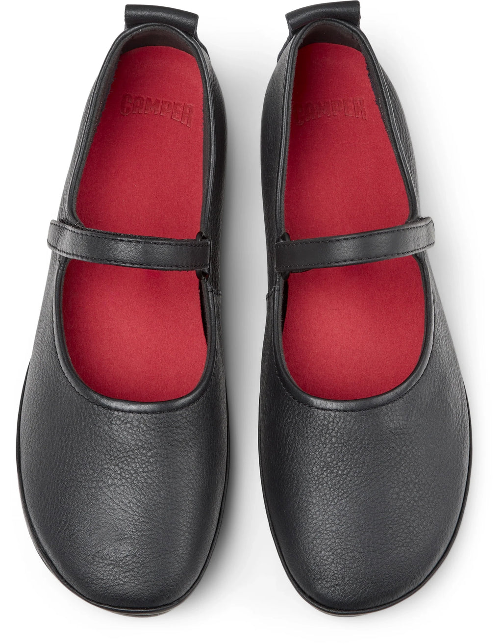 CAMPER Right Nina, svart loafers för dam hos Tascón