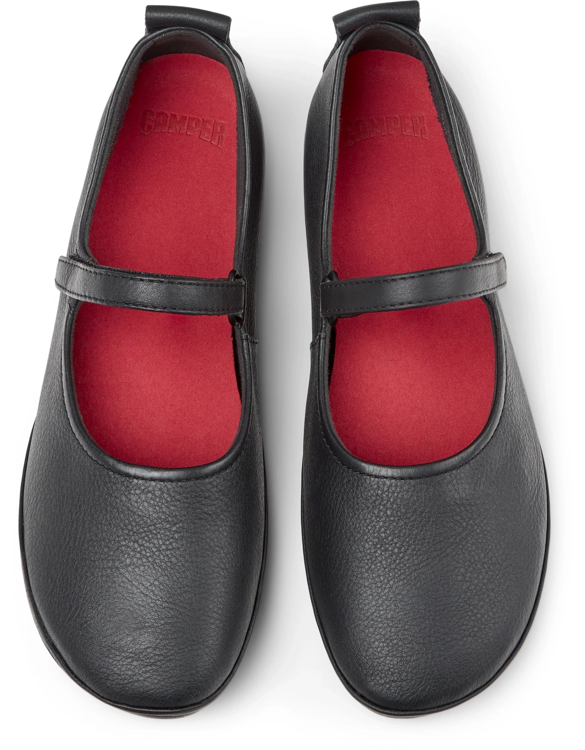 Mocasines Para Mujer De La Marca Camper Modelo Right Nina Sella Negro/Isla Ry Negro De Color Negro