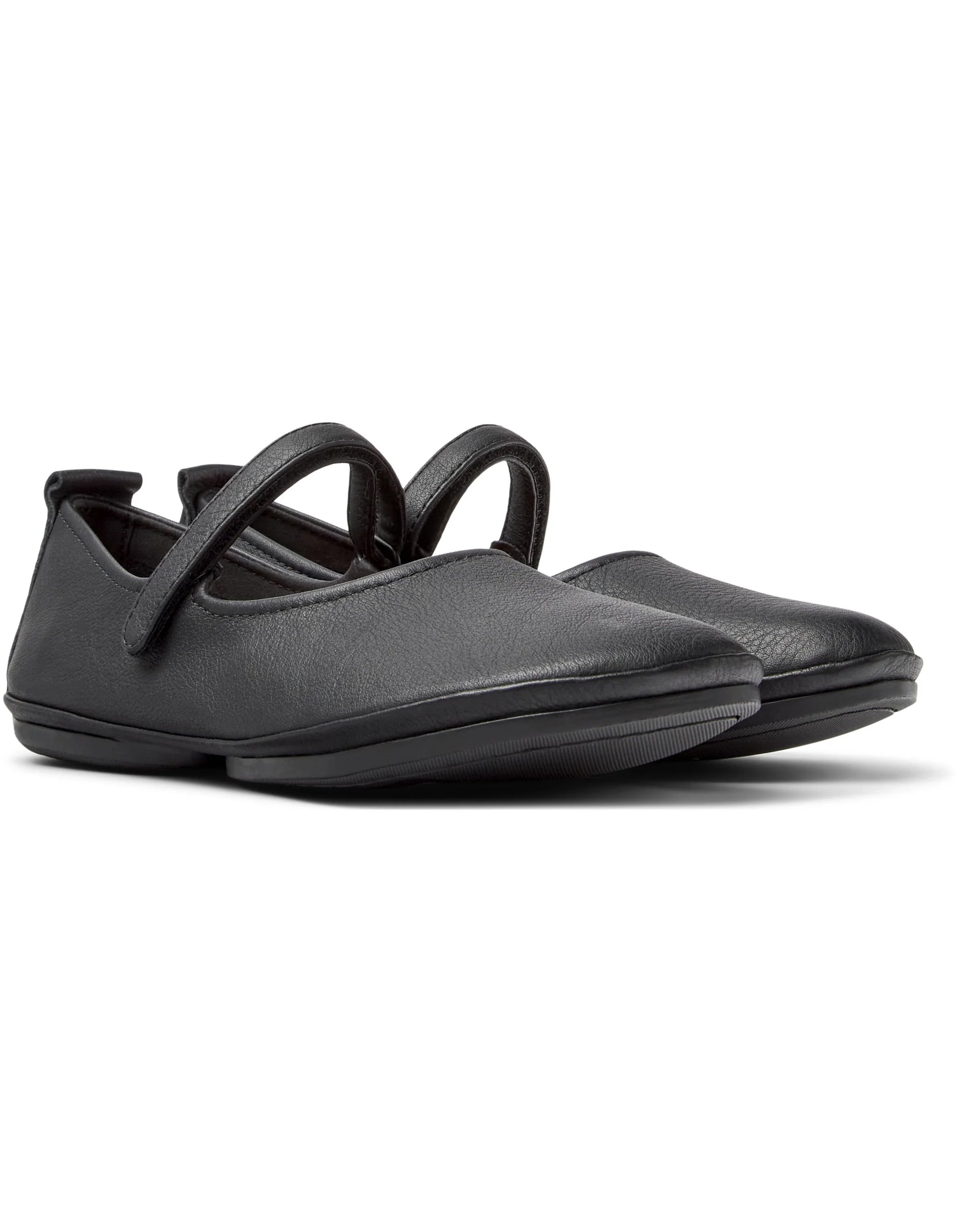 Mocasines Para Mujer De La Marca Camper Modelo Right Nina Sella Negro/Isla Ry Negro De Color Negro