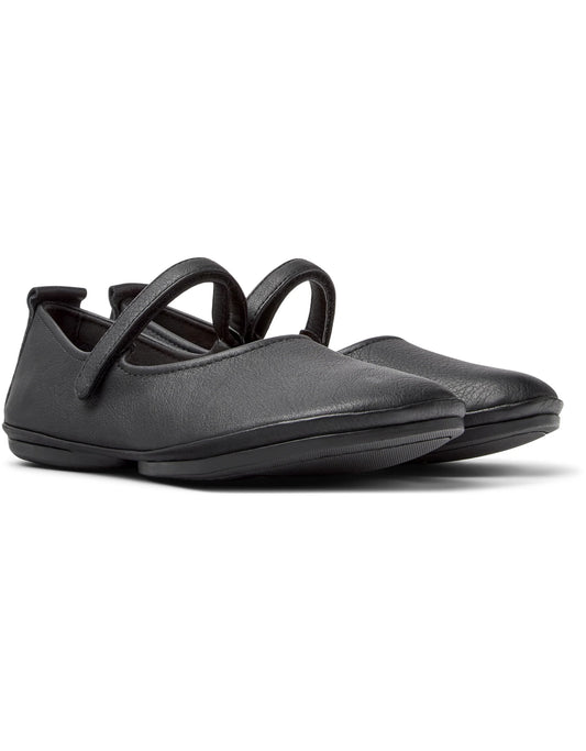 Mocasines Para Mujer De La Marca Camper Modelo Right Nina Sella Negro/Isla Ry Negro De Color Negro