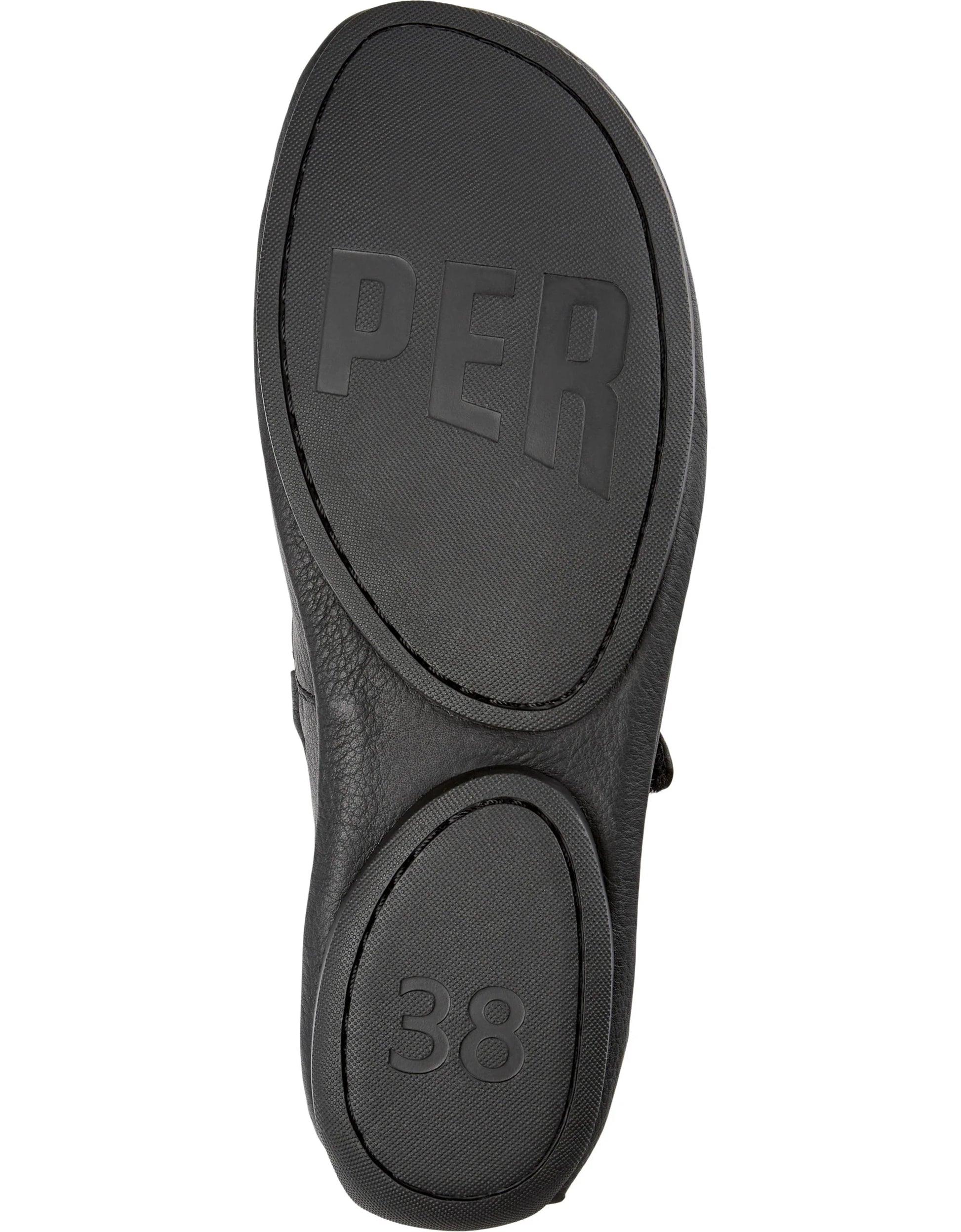 Mocasines Para Mujer De La Marca Camper Modelo Right Nina Sella Negro/Isla Ry Negro De Color Negro