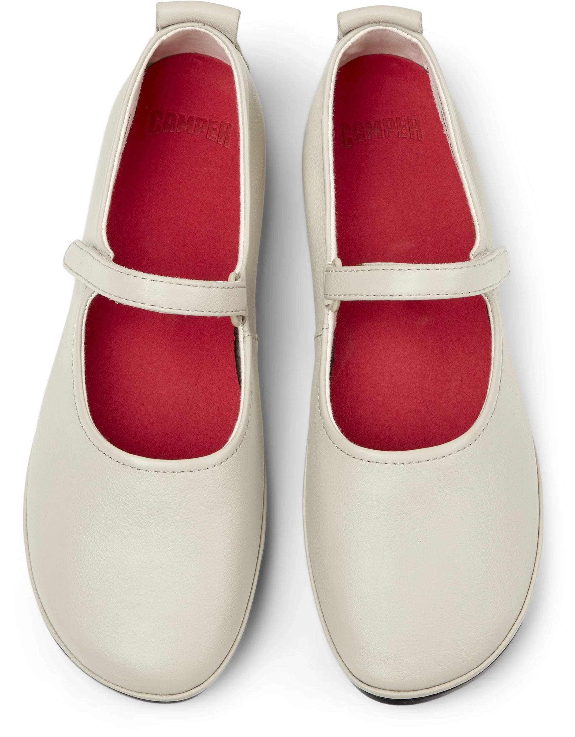 Mocasines Para Mujer De La Marca Camper Modelo Right Nina Sella Hely/Isla Ry Negro De Color Beige