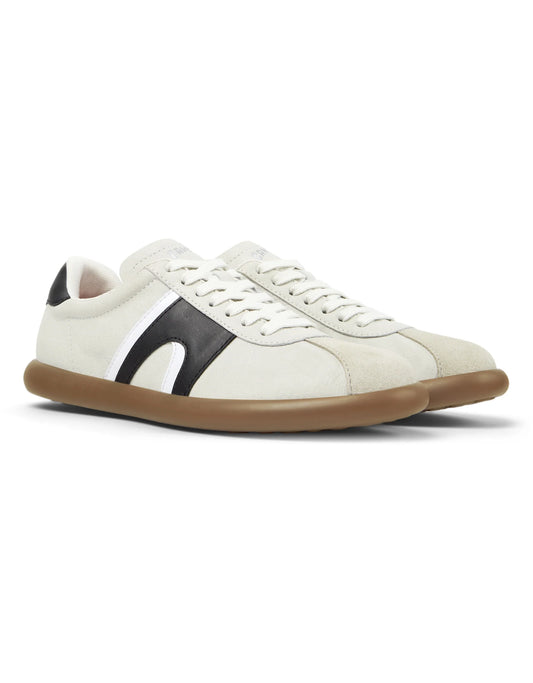 Sneakers Para Mujer De La Marca Camper Modelo Pelotas Soller Rug Hely,Ozette Houston/Psoller Miel De Color Blanco