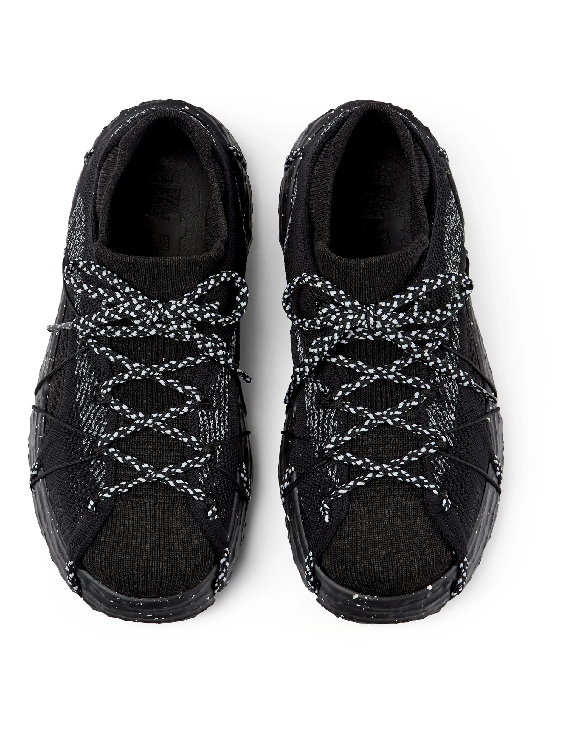 Sneakers Para Mujer De La Marca Camper Modelo Roku Knitted Negro-Magnet/Roku Ry Nero Multicolor