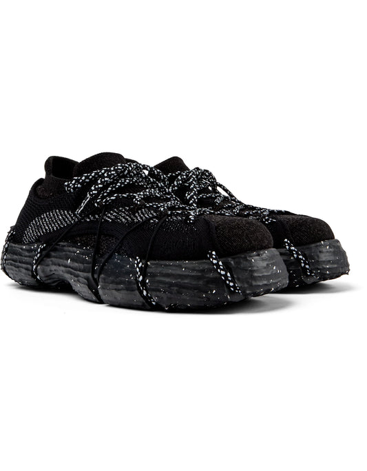 Sneakers Para Mujer De La Marca Camper Modelo Roku Knitted Negro-Magnet/Roku Ry Nero Multicolor
