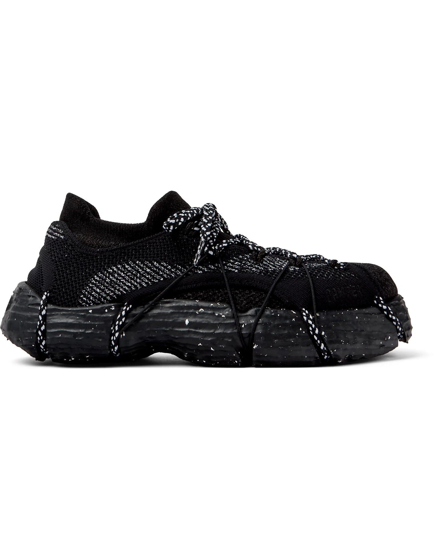 Sneakers Para Mujer De La Marca Camper Modelo Roku Knitted Negro-Magnet/Roku Ry Nero Multicolor