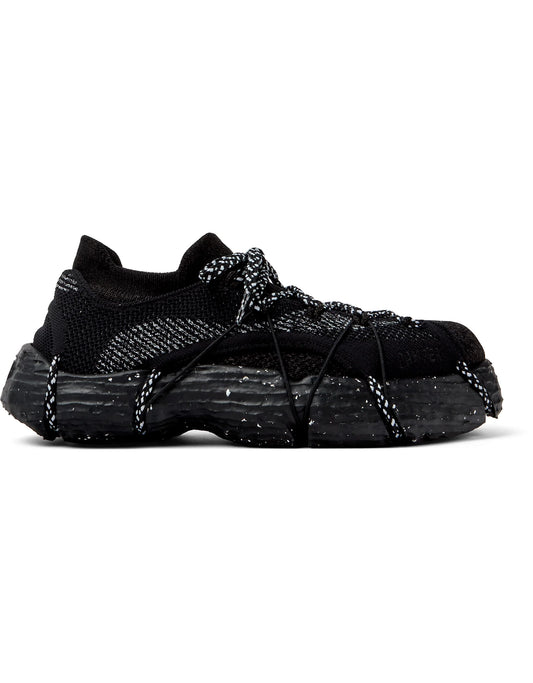 Sneakers Para Mujer De La Marca Camper Modelo Roku Knitted Negro-Magnet/Roku Ry Nero Multicolor