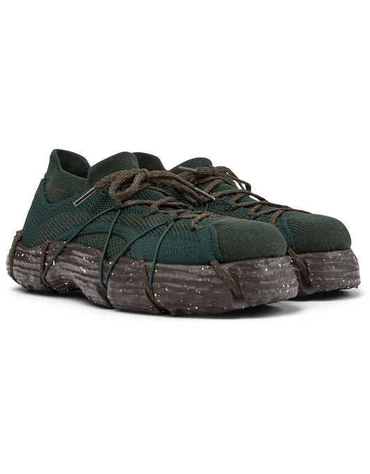 Sneakers Para Mujer De La Marca Camper Modelo Roku Knitted Ufo-Arume/Roku Marrone De Color Verde
