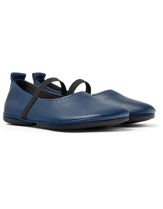 Mocasines Para Mujer De La Marca Camper Modelo Right Nina Gobi Yard/Isla Ry Negro De Color Azul
