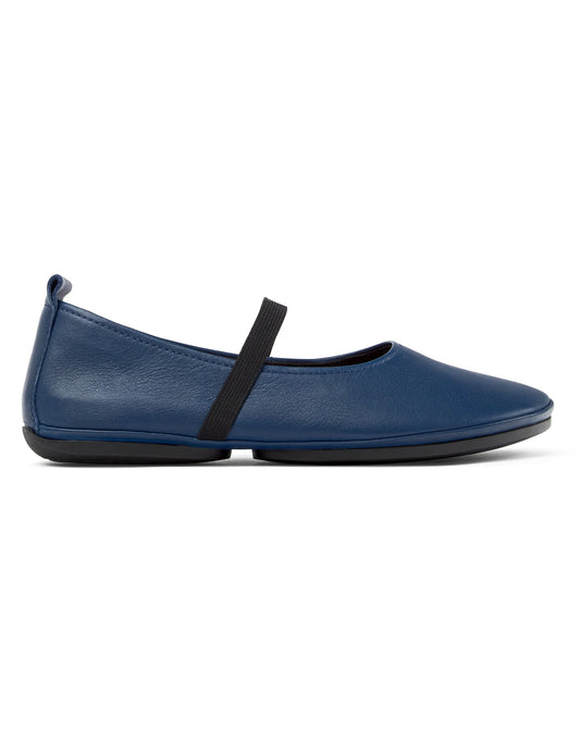 Mocasines Para Mujer De La Marca Camper Modelo Right Nina Gobi Yard/Isla Ry Negro De Color Azul