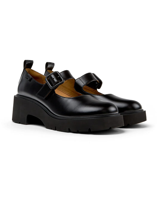 Mocasines Para Mujer De La Marca Camper Modelo Milah Mimi Negro/Milah Negro De Color Negro