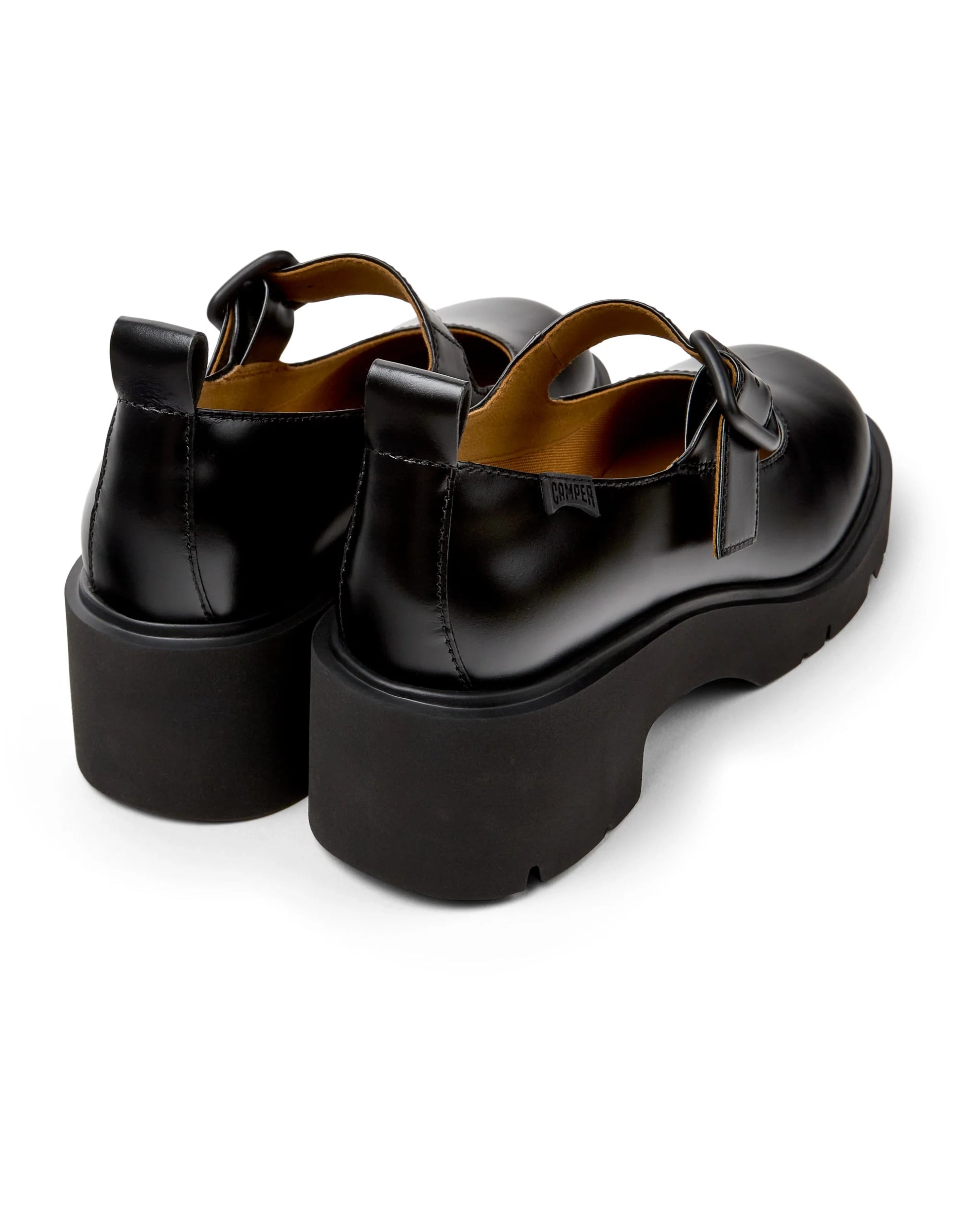 Mocasines Para Mujer De La Marca Camper Modelo Milah Mimi Negro/Milah Negro De Color Negro