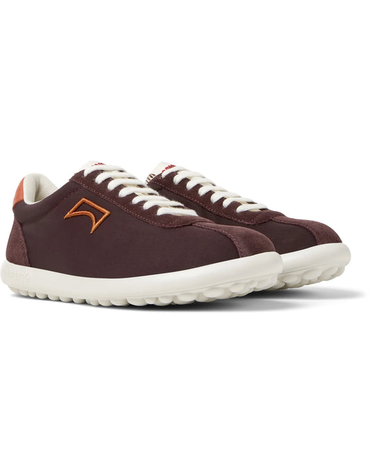 Sneakers Para Mujer De La Marca Camper Modelo Pelotas Xlf Rug Beizos,Vega Beizos/Party Houston De Color Burdeos