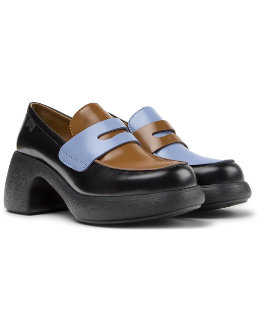 Mocasines Para Mujer De La Marca Camper Modelo Tws Mimi Negro,Igar/Thelma Ii Negro Multicolor