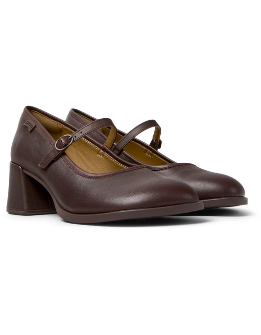 Mocasines Para Mujer De La Marca Camper Modelo Kora Nappon Beizos/Kora Nappon Beizos De Color Burdeos