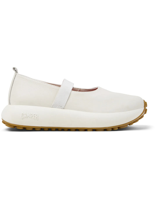 Mocasines Para Mujer De La Marca Camper Modelo Pelotas Athens Sella Houston/Pathens Houston-Miel De Color Blanco