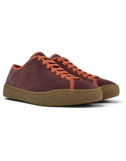 Zapatos Casual Para Mujer De La Marca Camper Modelo Peu Terreno Pello Beizos,Gobi Geum/Peu Terreno Miel De Color Burdeos