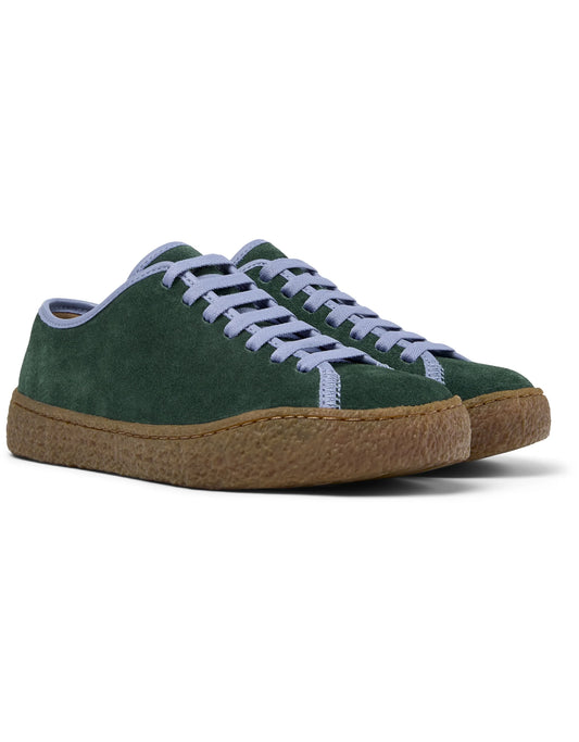 Zapatos Casual Para Mujer De La Marca Camper Modelo Peu Terreno Pello Arume,Gobi Luar/Peu Terreno Miel De Color Verde