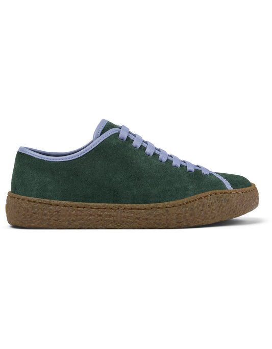 Zapatos Casual Para Mujer De La Marca Camper Modelo Peu Terreno Pello Arume,Gobi Luar/Peu Terreno Miel De Color Verde