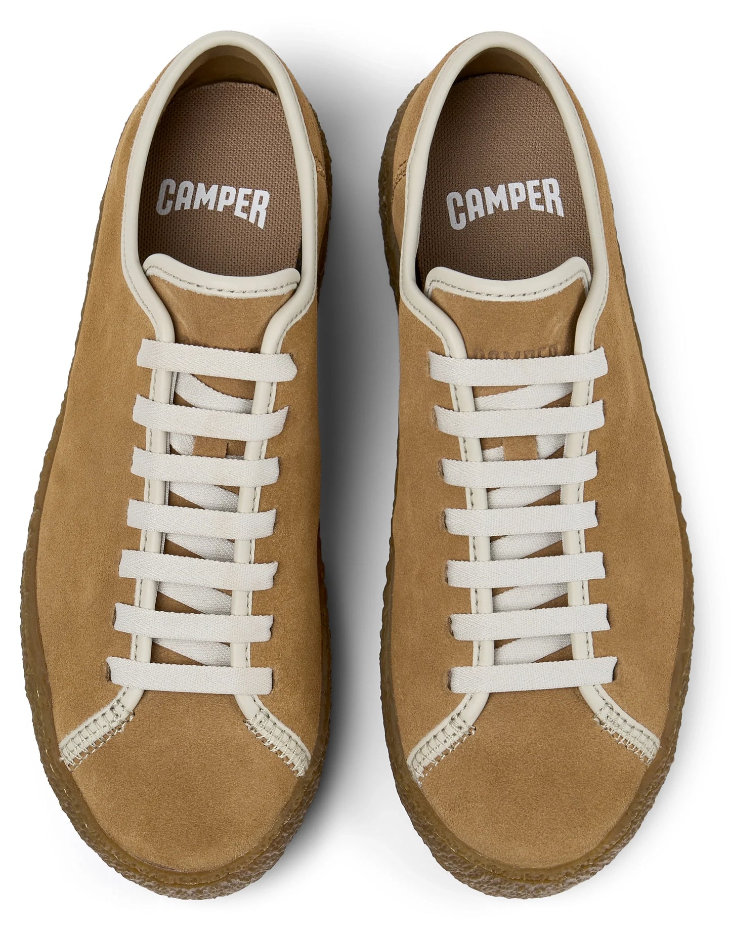 Zapatos Casual Para Mujer De La Marca Camper Modelo Peu Terreno Pello Area,Ultras.Hely/Peu Terreno Miel De Color Marrón