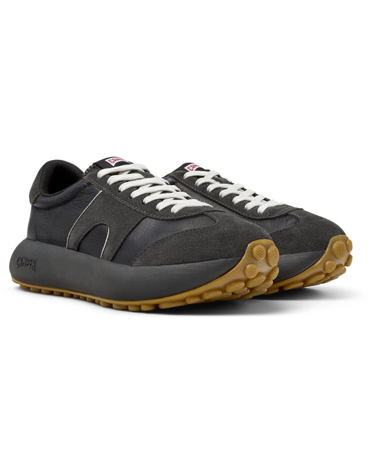 Sneakers Para Mujer De La Marca Camper Modelo Pelotas Athens Rug Meteor,Sella Negro/Path.Meteor-Miel De Color Negro