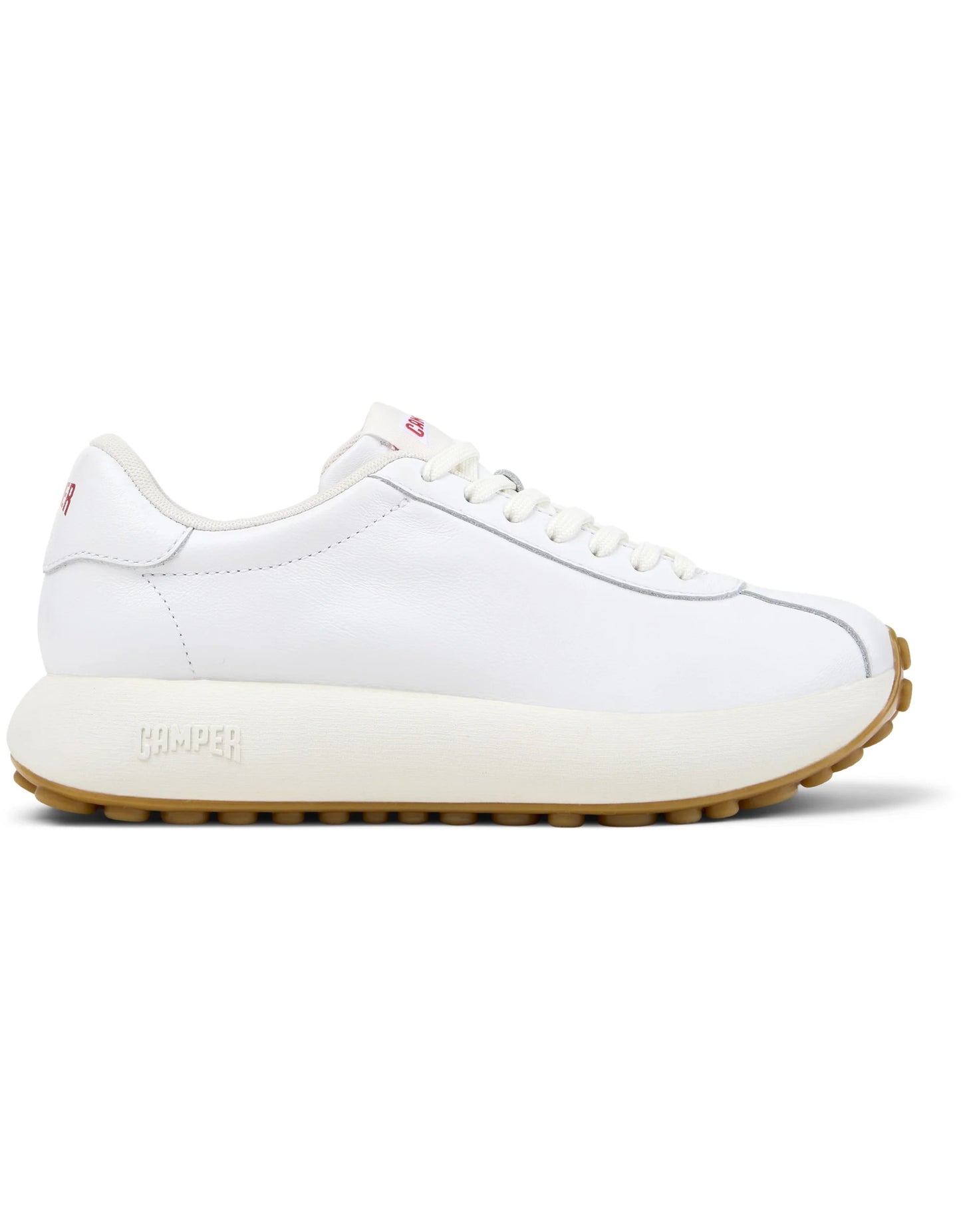 Sneakers Para Mujer De La Marca Camper Modelo Pelotas Athens Rebound Optic/Pathens Houston-Miel De Color Blanco