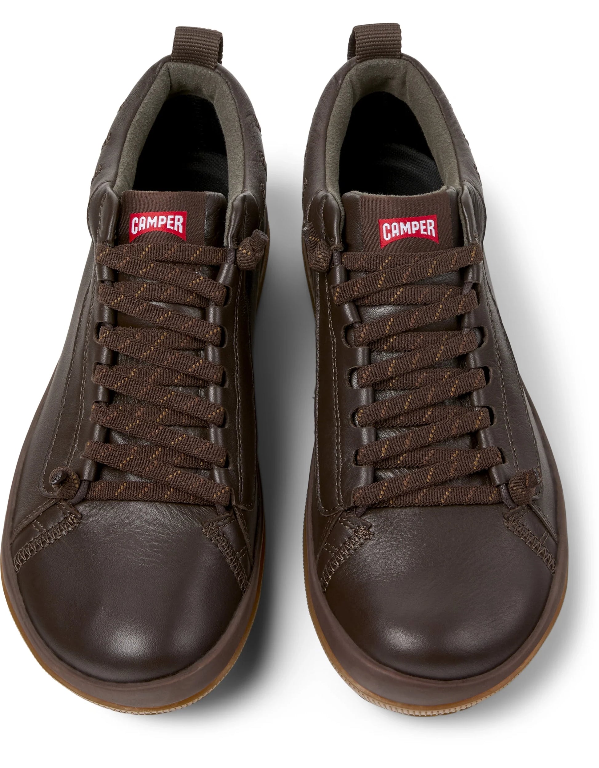 Botas Para Hombre De La Marca Camper Modelo Peu Pista Gm Guard Umber/Trail Cola-Miel De Color Marrón